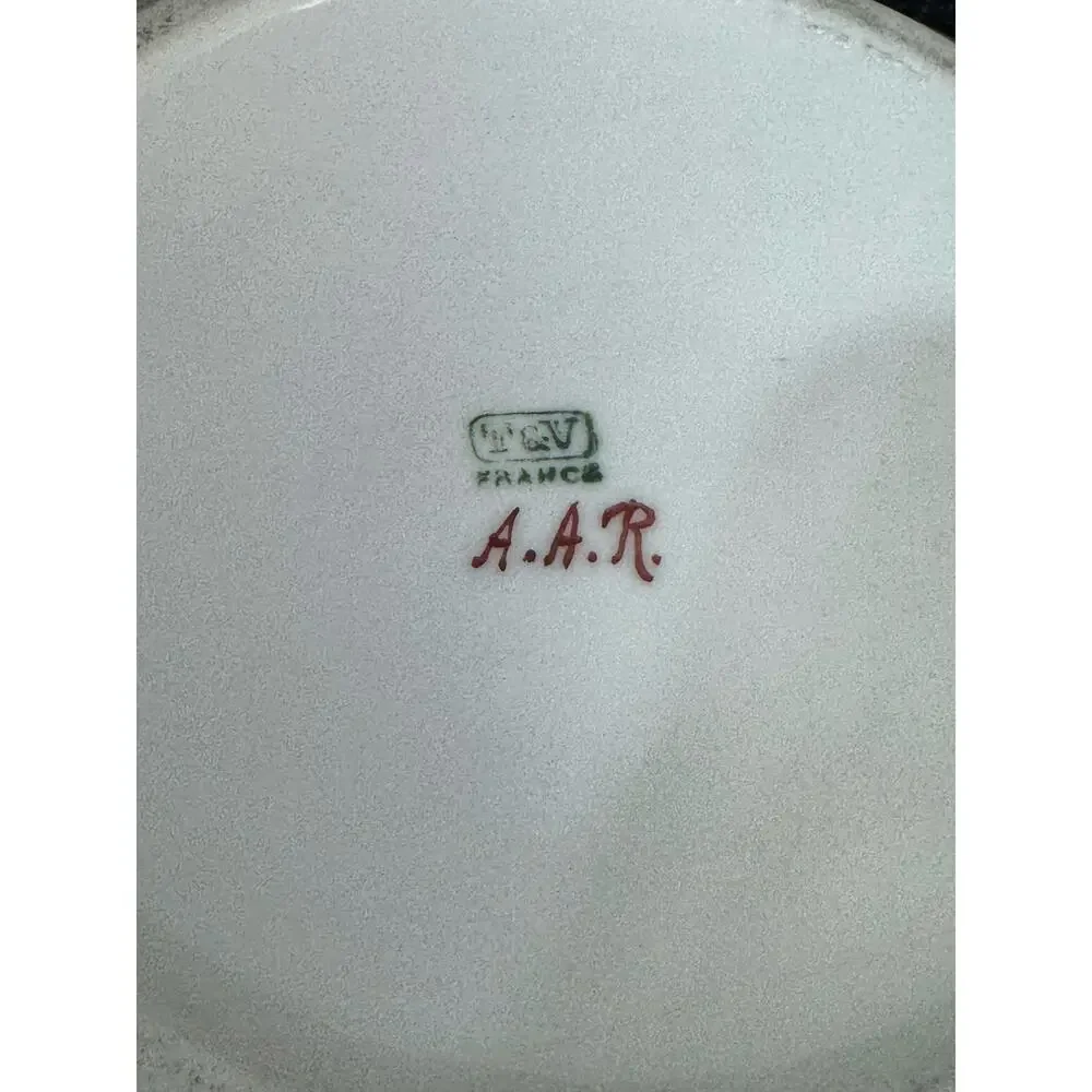 Antique Tressemanes & Vogt (T&V) Limoges France Porcelain Cider Pitcher A.A.R